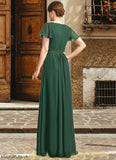 Amira A-line Asymmetrical Floor-Length Chiffon Mother of the Bride Dress With Appliques Lace Sequins STB126P0021792