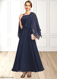 Nayeli A-line Square Ankle-Length Chiffon Mother of the Bride Dress With Appliques Lace Sequins STB126P0021907