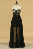 New Arrival Sweetheart Chiffon With Beading A Line Prom