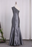 One Shoulder Mermaid Mother Of The Bride Dresses With Applique And