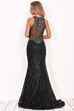 Scoop Lace With Beading Mermaid Sweep Train