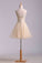 Lovely Homecoming Dresses A Line Sweetheart Short Mini Color Champagne