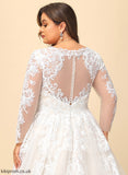 Lace Tulle Wedding Jaylen V-neck Ball-Gown/Princess Wedding Dresses Dress