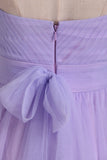 Sweetheart Ruched Bodice A Line Tulle