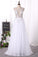 Spaghetti Straps Wedding Dresses A Line Tulle With Beads And