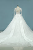 Gorgeous Scoop Wedding Dresses Glitter Tulle With Beading Zipper Back Long
