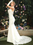 Wedding Adrianna Dress Chapel With Lace Trumpet/Mermaid Train Wedding Dresses V-neck