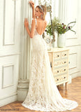 Lace Wedding Dresses Dress Trumpet/Mermaid V-neck Lilianna Court Wedding Train Tulle