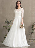 Tulle Wedding Floor-Length Dress Sweetheart Wedding Dresses A-Line Liz