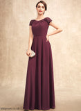 Lace of With Floor-Length Chiffon Haylee Dress Scoop Mother Neck Ruffle Bride A-Line the Mother of the Bride Dresses