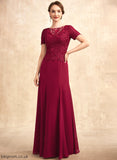 Mother of the Bride Dresses Arabella Neck of Mother Dress Bride Chiffon Trumpet/Mermaid Scoop Floor-Length Lace the