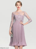Mother Kate Knee-Length Bride A-Line Mother of the Bride Dresses of Dress With Sweetheart the Pleated Chiffon