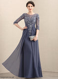 Kayla Bride Floor-Length Lace Dress Mother of the Bride Dresses the Chiffon Mother Neck A-Line Scoop of