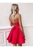 Sweetheart Neck Short R Homecoming Graduation Dresses Lace Up