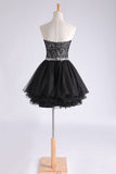 Sweetheart A Line Short/Mini Homecoming Dress With Applique