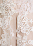 Lace Knee-Length Wedding Illusion Christina Dress A-Line Wedding Dresses