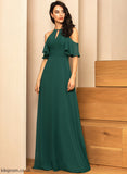 Neckline Silhouette Scoop Floor-Length A-Line Fabric ColdShoulder Straps&Sleeves Length Lyric A-Line/Princess V-Neck Bridesmaid Dresses