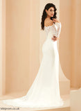 Trumpet/Mermaid Off-the-Shoulder Court Rosalind With Dress Train Lace Wedding Wedding Dresses