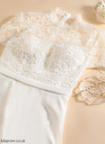 Lace Neck Chiffon Wedding Dresses Heidi Wedding High Floor-Length Dress A-Line