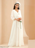 V-neck Front Juliette With A-Line Split Lace Wedding Floor-Length Wedding Dresses Dress