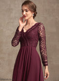 Mother of the Bride Dresses the Mother A-Line Dress Lace Lorelei Asymmetrical Chiffon Bride of V-neck