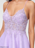 With A-Line Tulle Homecoming Dresses Short/Mini Homecoming Beading Lace Dress Kyleigh V-neck