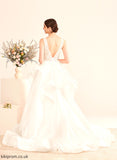 Dress Ariel Wedding Dresses With Wedding Court Ball-Gown/Princess Sequins V-neck Train Beading