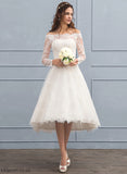 Asymmetrical With Lace Wedding Dresses Wedding Beading Monique A-Line Dress