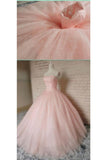 Tulle Sweetheart Ball Gown Quinceanera Dresses Beaded