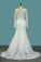 Scoop Mermaid Wedding Dresses Long Sleeves Lace