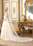 Wedding Ball-Gown/Princess Train Louisa Sweep Dress Wedding Dresses Tulle Sweetheart Lace