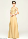 Neck Lace Scoop A-Line Dress the With Mother of the Bride Dresses Floor-Length Sequins Bride of Mother Beading Chiffon Amira
