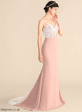 Neckline Straps Silhouette Fabric Lace Sweetheart Length Trumpet/Mermaid SweepTrain Bella Bridesmaid Dresses