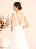 Wedding Dresses V-neck Train Dress A-Line Wedding With Lace Court Sahna
