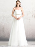 Myla Wedding Beading Wedding Dresses Ruffle Dress With Floor-Length Tulle Sweetheart A-Line