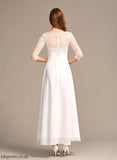 Dress Wedding With Asymmetrical A-Line Valerie Lace Illusion Wedding Dresses