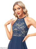 Cocktail With Knee-Length Dress Neck Cocktail Dresses Scoop Giovanna Chiffon Lace A-Line