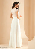 With Dress A-Line Wedding Lace Alannah Neck Wedding Dresses Scoop Floor-Length
