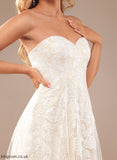 Dress Elsie With Sweetheart Floor-Length Sequins Wedding Wedding Dresses A-Line Lace