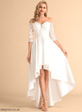 Asymmetrical Muriel Dress Satin Wedding Dresses Lace A-Line Wedding