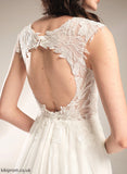 Wedding Dress V-neck A-Line Train Court Jazlynn With Wedding Dresses Sequins