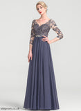 the of Bride Chiffon A-Line Lace Floor-Length Dress V-neck Mother of the Bride Dresses Laylah Mother