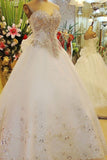Luxurious&Elegant Sweetheart Wedding Dresses With Beads And Applique