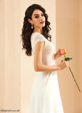 With Dress A-Line Wedding Lace Alannah Neck Wedding Dresses Scoop Floor-Length