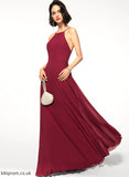 Neckline Straps&Sleeves A-Line Silhouette Fabric Floor-Length Length Square Kamari Bridesmaid Dresses