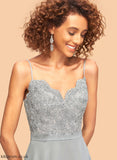 With Lace Homecoming Dresses V-neck Beading Dress A-Line Maren Short/Mini Homecoming Chiffon