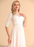 With Dress Lace Chiffon Beading A-Line Wedding Sequins Floor-Length Illusion Dahlia Wedding Dresses