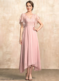 Ana Bride Ankle-Length Dress V-neck Chiffon of Mother Mother of the Bride Dresses A-Line the Lace