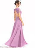 Neckline Embellishment Straps Sweetheart Silhouette Fabric A-Line Lace Muriel Floor Length Natural Waist V-Neck Bridesmaid Dresses