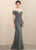 Dress Faith Mother of the Bride Dresses Lace Tulle of the Mother Off-the-Shoulder With Floor-Length Trumpet/Mermaid Bride Sequins